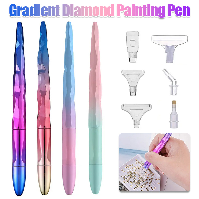 Resin Art Craft - 6 Kalem Uçlu Gradyanlı Elmas Boyama
