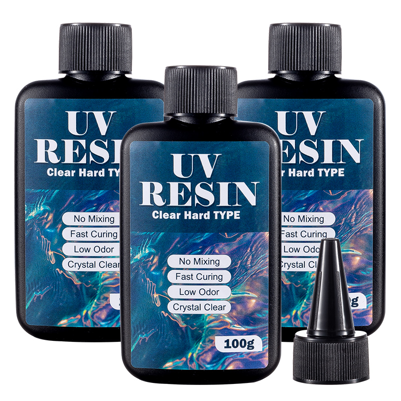 Resin Art Letters - 100/200/300g UV Reçine Sert Tip Kristal
