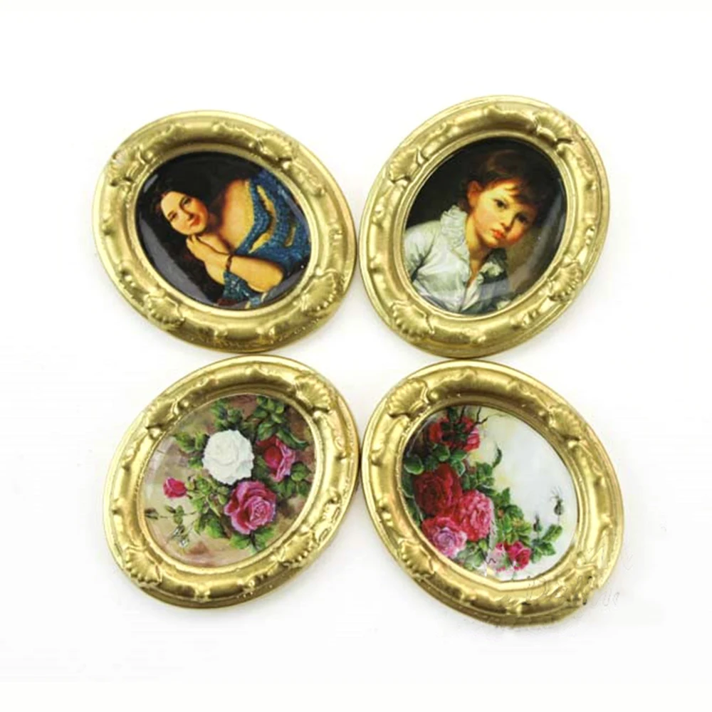 Resin Art Photo Frame - 1/12 Dollhouse Minyatür Fotoğraf Çerçevesi Mini