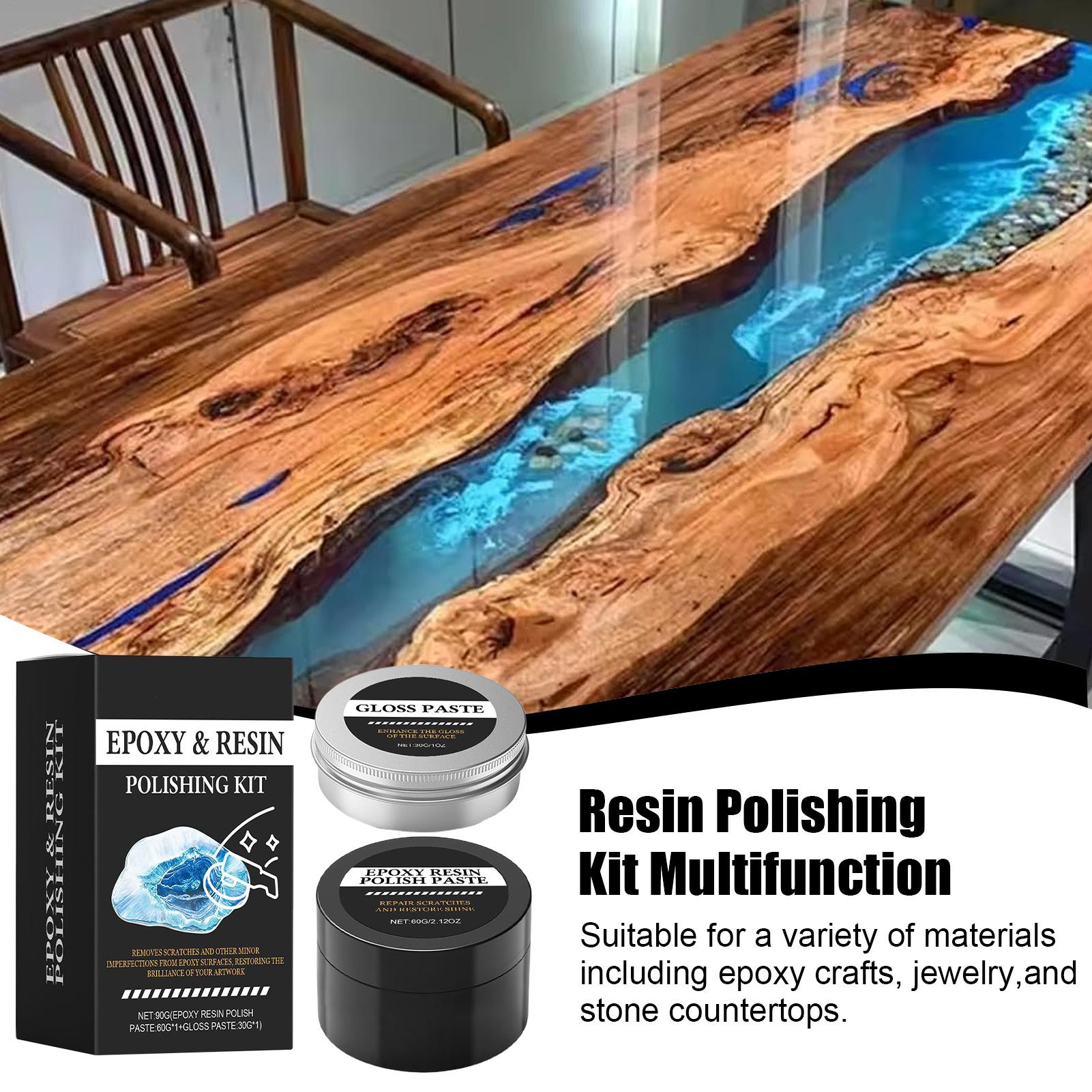 Resin Art Kit - Epoksi Reçine Parlatma Seti - Parlaklığı
