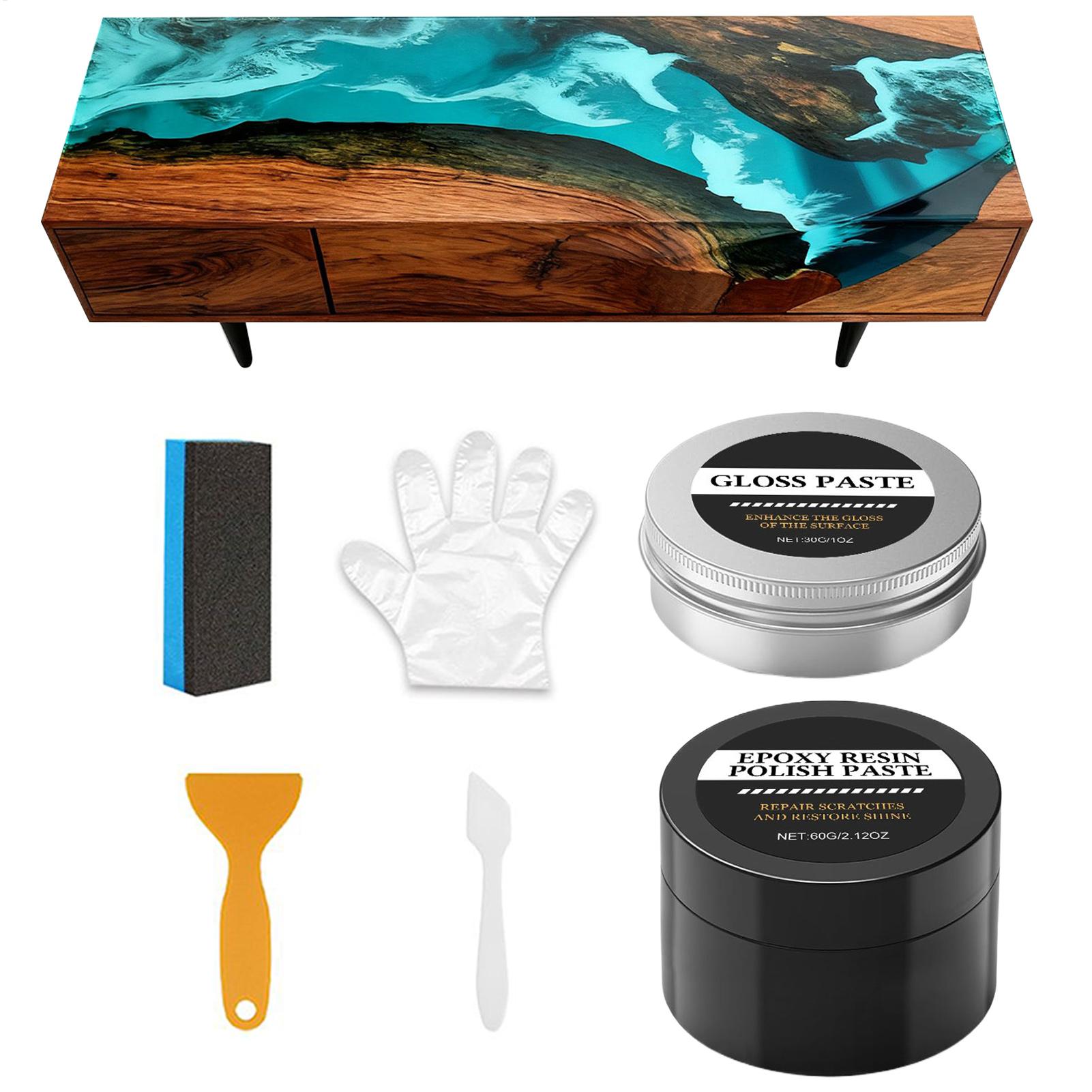 Resin Art Kit - Epoksi Reçine Parlatma Seti - Parlaklığı