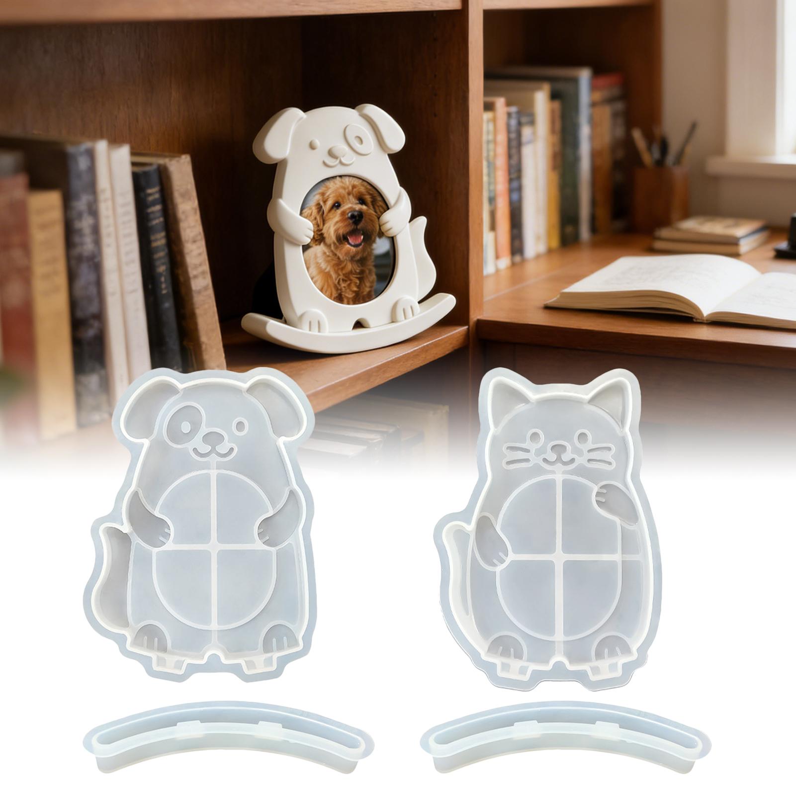 Resin Art Photo Frame - Silikon Reçine Kalıpları Kolay Çıkartılabilir Köpek