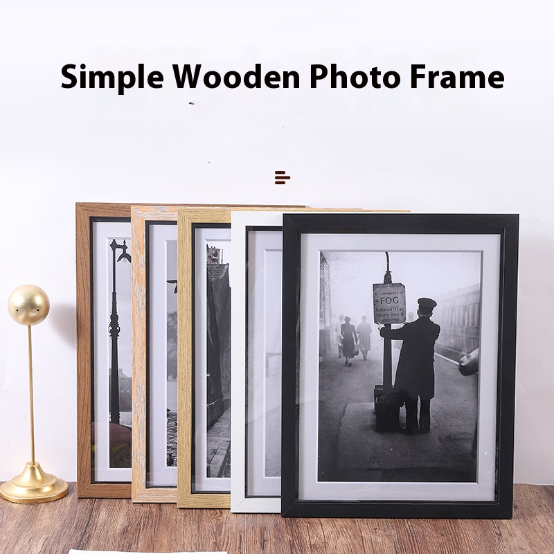 Resin Art Photo Frame - 4K 8K Posterler için Büyük Ahşap