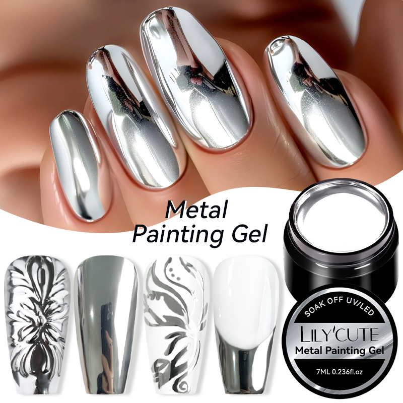 Resin Art Varnish - LILYCUTE 7 ML Metalik Boyama Jel