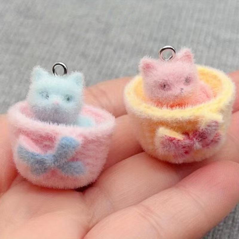 4 adet 3D peluş reçine kedi ko - Resin Art Handmade incelemesi ve fiyatı