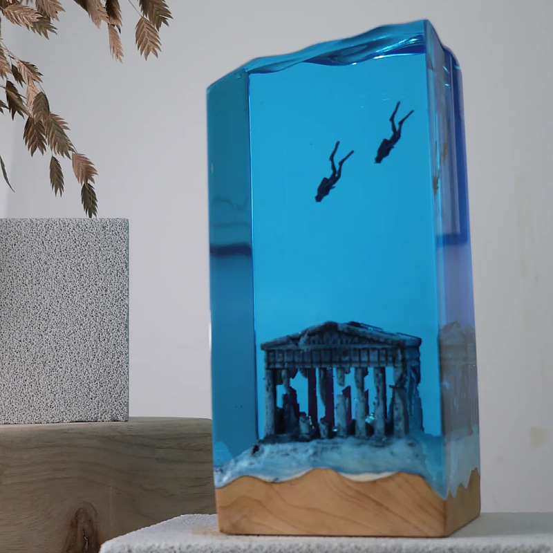 YENİ Denizcilik Sanatı Ev Deko - Resin Art With Wood incelemesi ve fiyatı