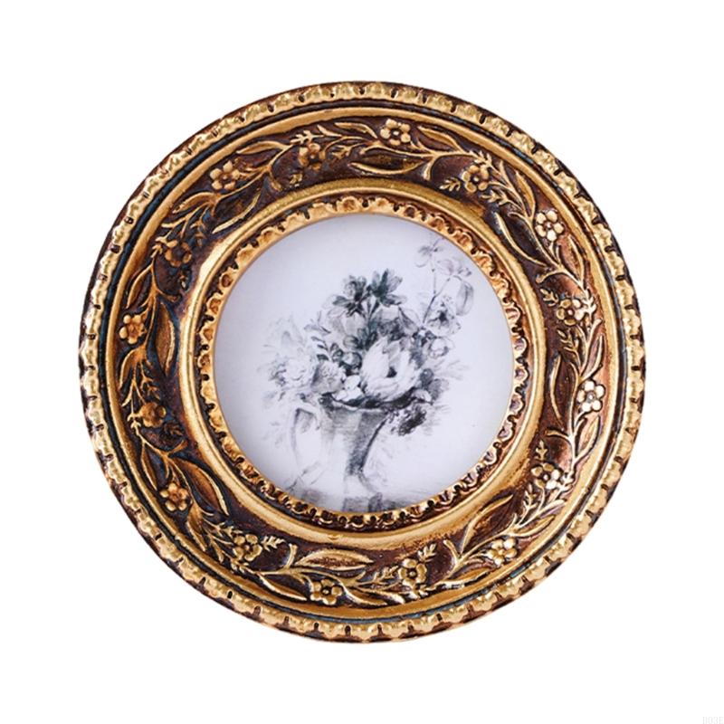 Antik Bronz Altın Yuvarlak Fot - Resin Art Photo Frame incelemesi ve fiyatı