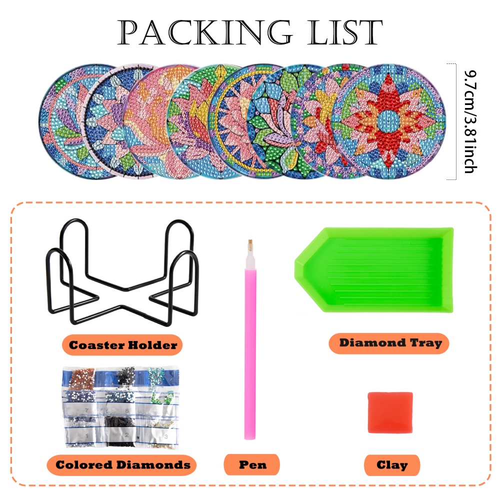 8 adetlik set halinde, elmas d - Resin Art Kit incelemesi ve fiyatı