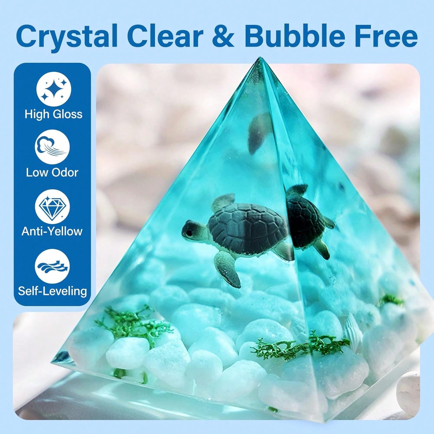 125ml/250ml Kristal Berraklığı - Resin Art Kit With Molds incelemesi ve fiyatı