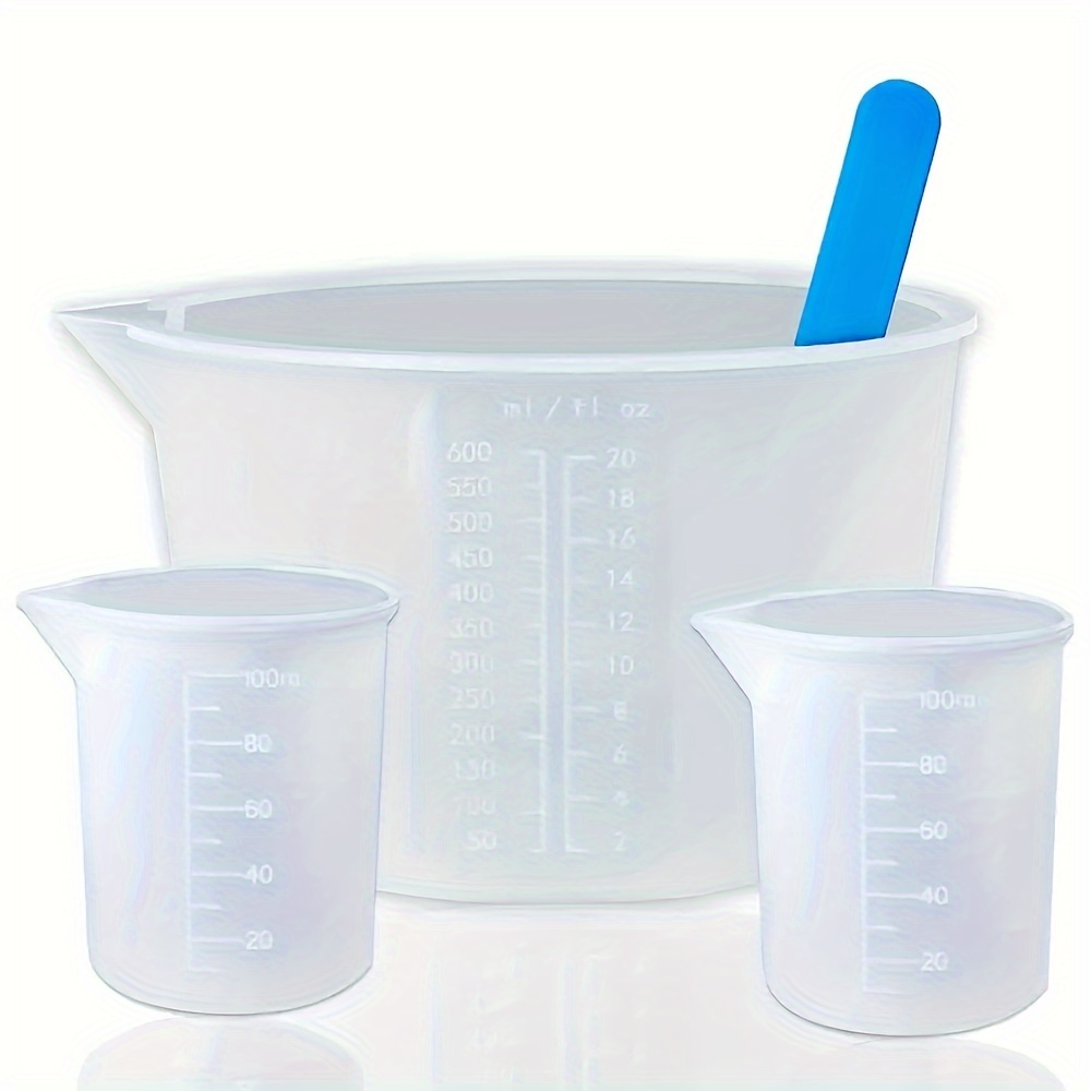Silikon Ölçüm Kapları, 600ml/2 - Resin Art Tools incelemesi ve fiyatı