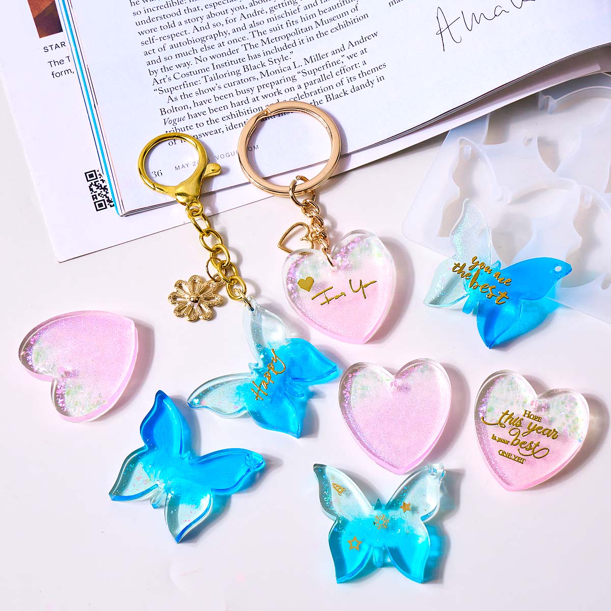 Altı delikli delikli küpe sili - Resin Art Kit With Molds incelemesi ve fiyatı