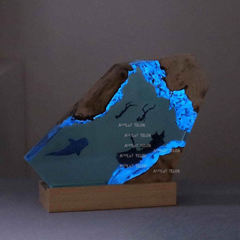 Ahşap Reçine Gece Lambası Okya - Resin Art With Wood incelemesi ve fiyatı
