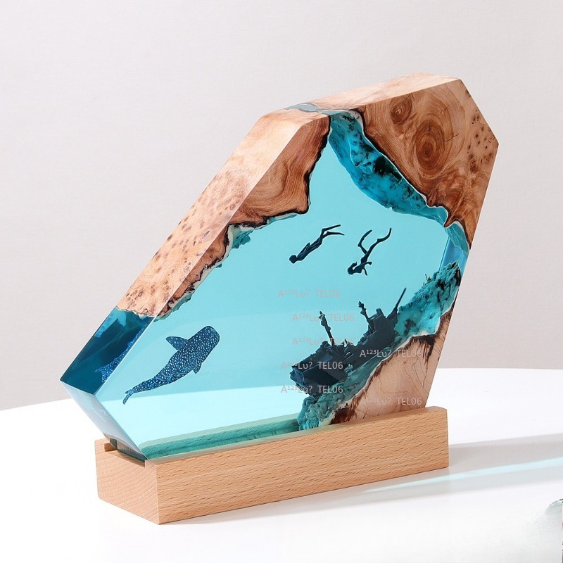 Ahşap Reçine Gece Lambası Okya - Resin Art With Wood incelemesi ve fiyatı