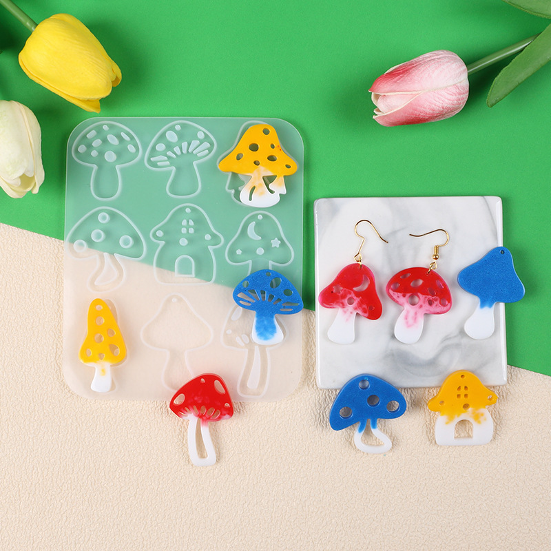 Çok Stil Mantar Küpe Kolye Del - Resin Art Kit With Molds incelemesi ve fiyatı