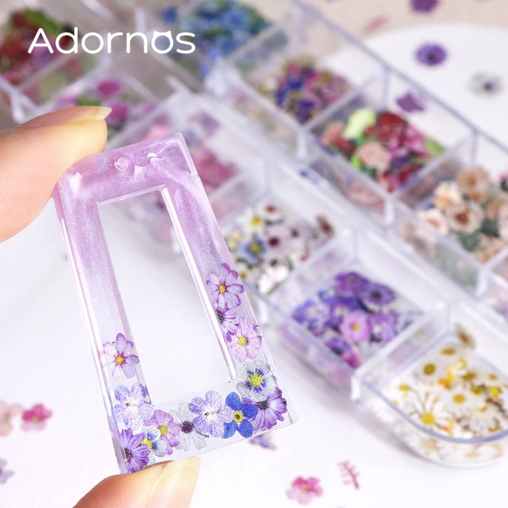 12 Bölmeli 3D Renkli Çiçek Ult - Resin Art With Wood incelemesi ve fiyatı