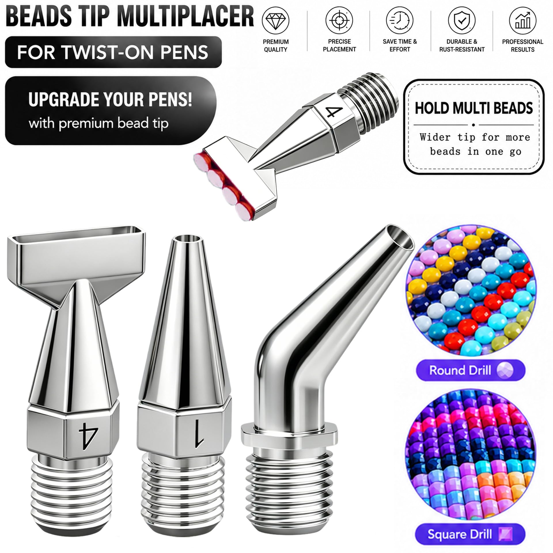 Eğimli uçlu elmas boyama kalem - Resin Art Tools incelemesi ve fiyatı