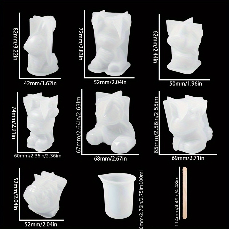 19 Parça Reçine Kalıp Seti, Re - Resin Art Kit With Molds incelemesi ve fiyatı
