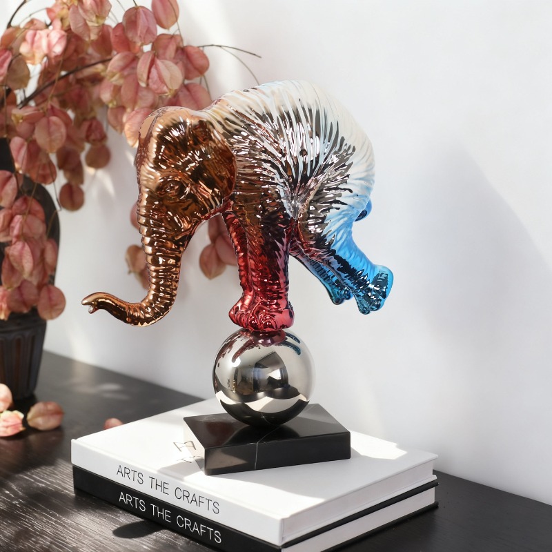 Renkli Graffiti Fil Heykeli Re - Resin Art Gift For Anniversary incelemesi ve fiyatı