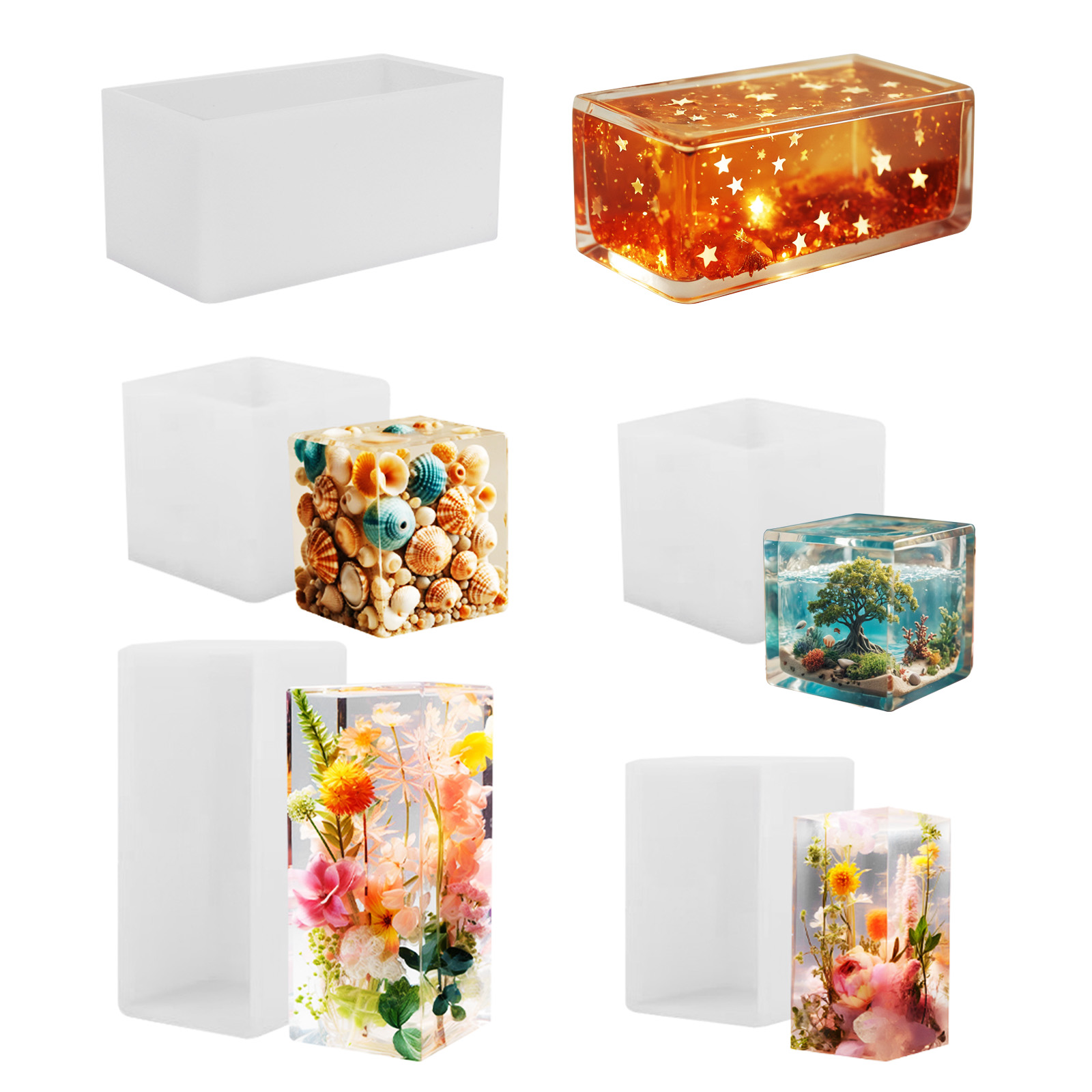 Epoksi Döküm Kalıp Silikon Kal - Resin Art Kit With Molds incelemesi ve fiyatı