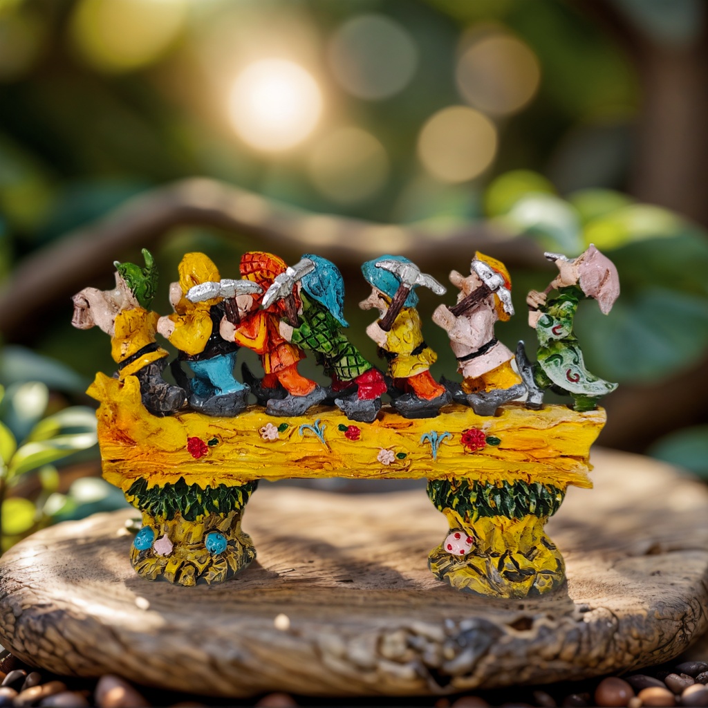 Sevimli Yedi Cüceler Kütük Hey - Resin Art Aesthetic incelemesi ve fiyatı