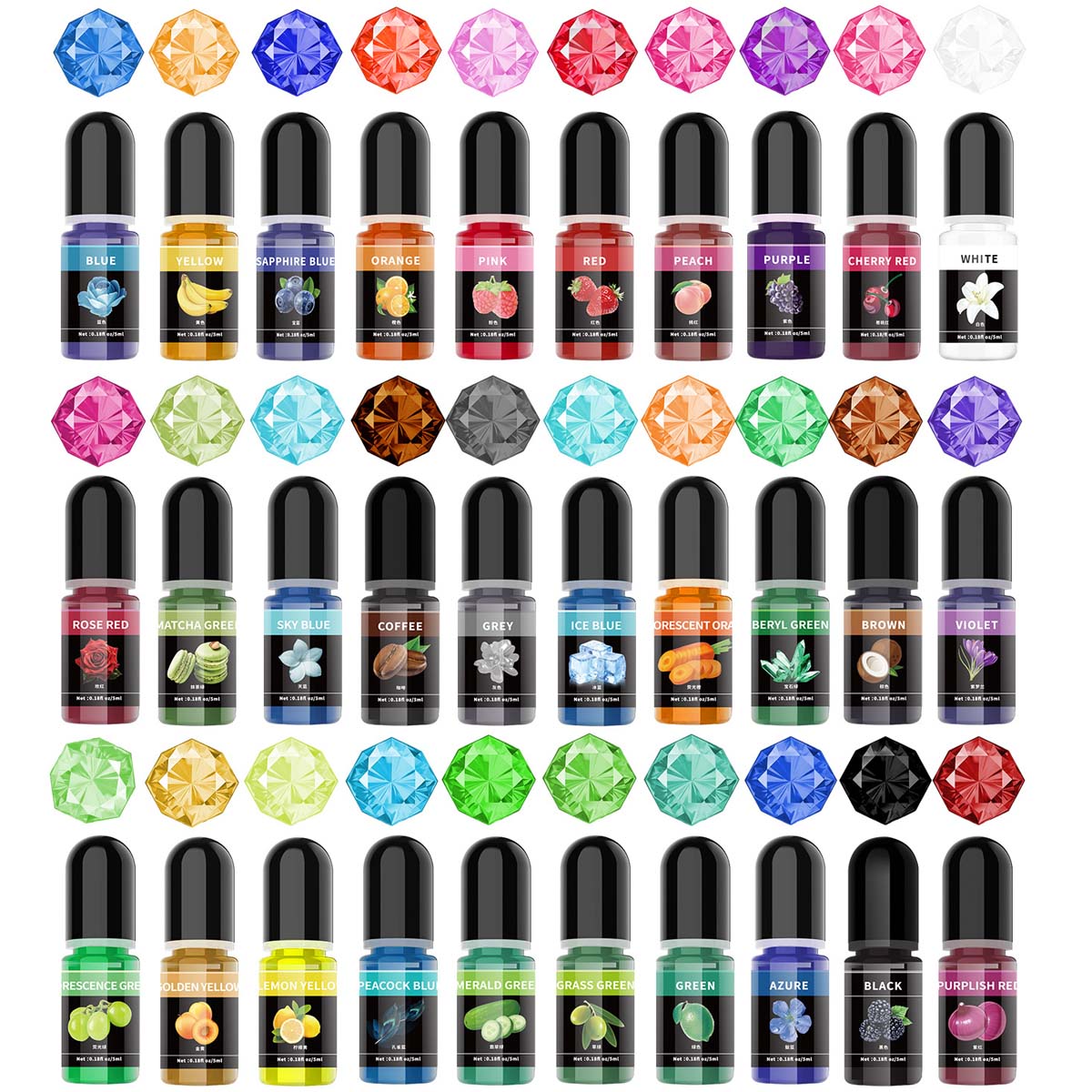 5 ml/şişe Epoksi Reçine Pigmen - Resin Art Letters incelemesi ve fiyatı