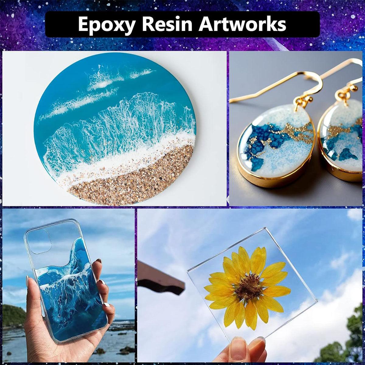 1000ml Kristal Berraklığında E - Resin Art With Wood incelemesi ve fiyatı