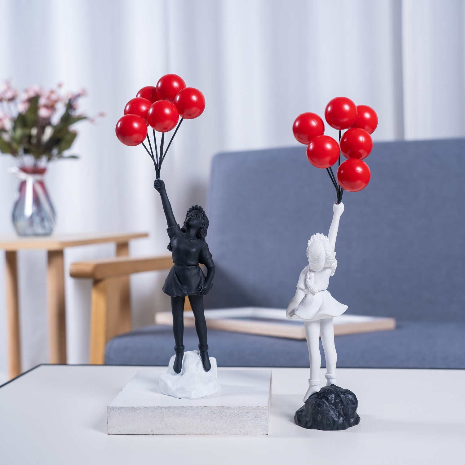 Banksy Heykelciği Sanat Eseri  - Resin Art Gift For Anniversary incelemesi ve fiyatı