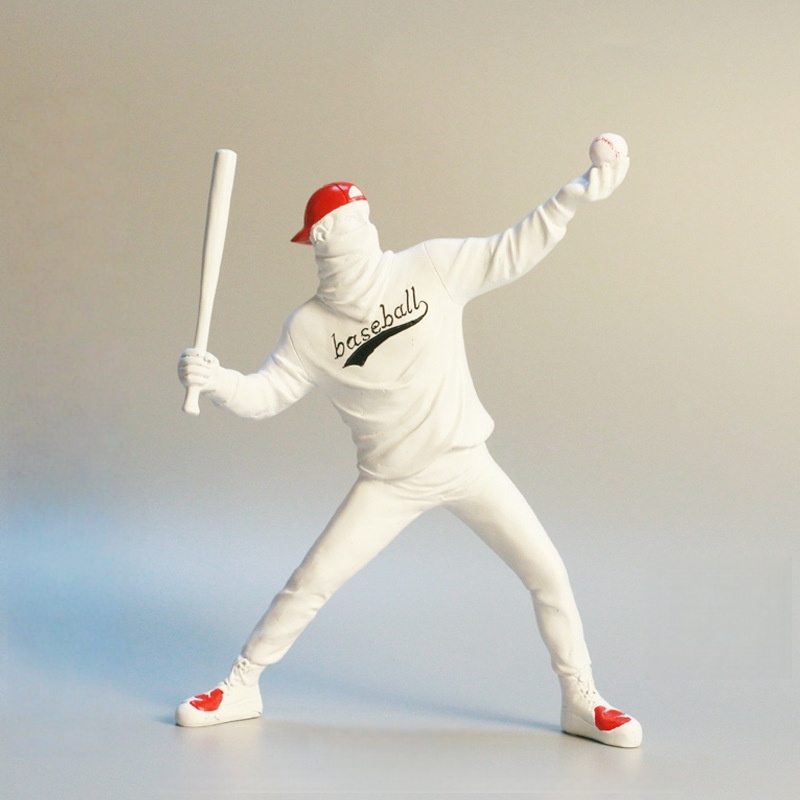 Banksy Heykelciği Sanat Eseri  - Resin Art Gift For Anniversary incelemesi ve fiyatı